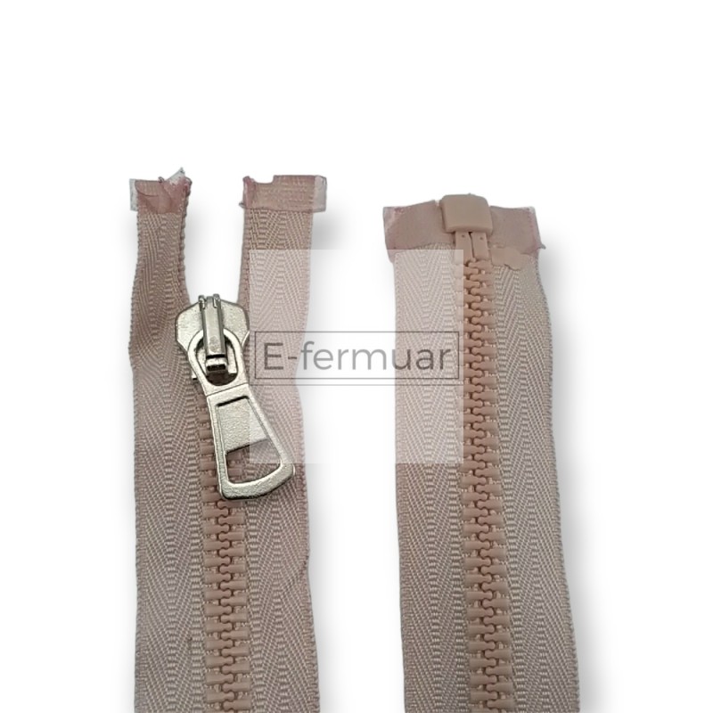 unisex Kemik Fermuar 80 cm T9 Metal Diş Görünümlü Açık Uçlu - Separe ZPK0080T9MG