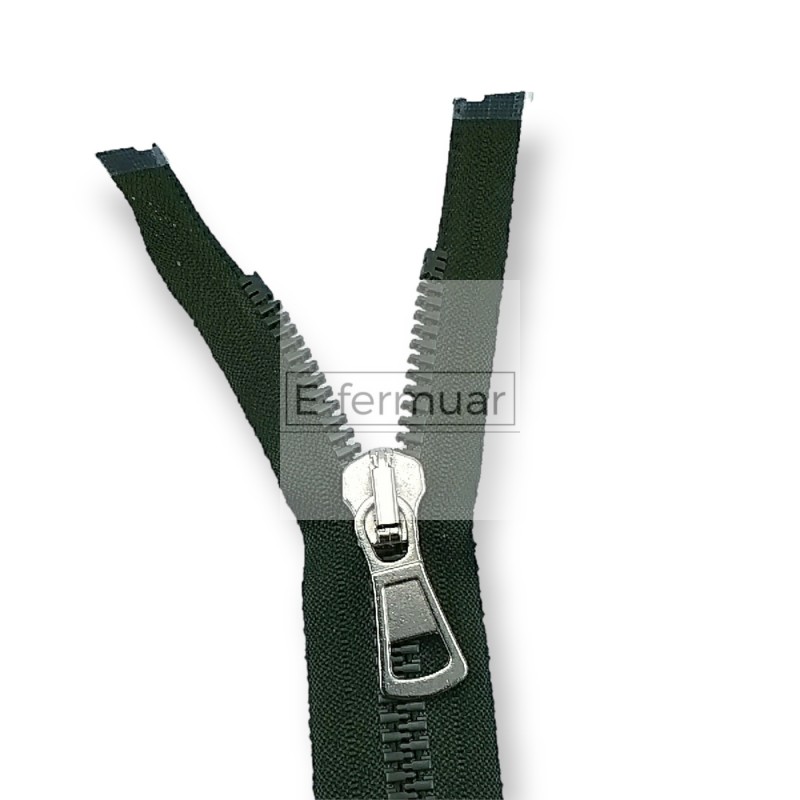unisex Kemik Fermuar 80 cm T9 Metal Diş Görünümlü Açık Uçlu - Separe ZPK0080T9MG