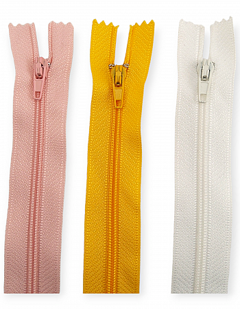 25 cm #3 9,84" Nylon Coil Zipper For Pant and Skirts Close End ZPS0025T5