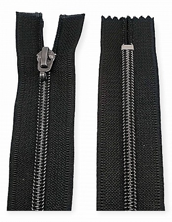 45 cm  Naylon Fermuar Tip 10 Metalik Diş Rengi Açık Uçlu - Separe ZPSM0045T10