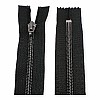 75 cm #5 29,53" Nylon Coil Metallic Teeth Jacket Zipper Open End - Separating ZPSM0075T10