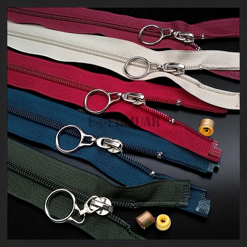 Children's Jacket Zipper, Nylon, 47 cm, #5, 17 Colors, Open-Ended (Separate) ZPHSN0047T10