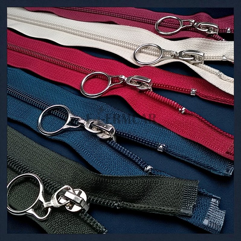 Children's Jacket Zipper, Nylon, 47 cm, #5, 17 Colors, Open-Ended (Separate) ZPHSN0047T10