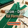 Gizli Fermuar 40 cm Tül Elbise Fermuarı ZPHSN0040TUL