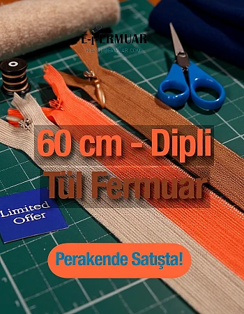 Concealed Zipper 60 cm /65 yrd Dress, Evening Gown Zipper ZPHSN0060TUL