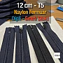 12 Cm Naylon Cep Fermuarı Dipli -  NC0012T5