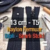 13 Cm Naylon Cep Fermuarı Dipli -  NC0013T5