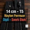 14 Cm Naylon Cep Fermuarı Dipli -  NC0014T5
