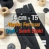 14 Cm Naylon Cep Fermuarı Dipli -  NC0014T5