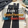 14 Cm Naylon Cep Fermuarı Dipli -  NC0014T5