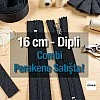 16 Cm Combi Elcikli Naylon Cep Fermuarı Dipli -  NC0016T10C