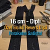 16 Cm Özel Elcikli Naylon Cep Fermuarı Dipli -  NC0016T5Ö