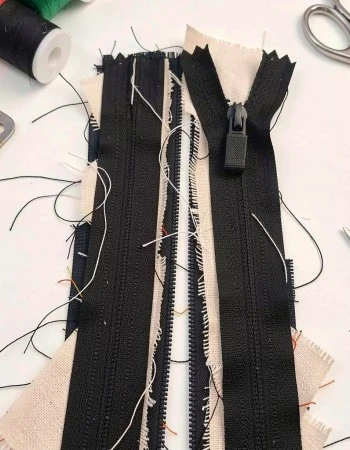 18 Cm Özel Elcikli Naylon Cep Fermuarı Dipli -  NC0018T5Ö