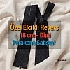 18 Cm Özel Elcikli Naylon Cep Fermuarı Dipli -  NC0018T3Ö