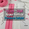 18 Cm Naylon Cep Fermuarı -  Dipli - NC0018T5