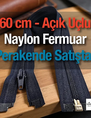 60 Cm Naylon Mont Fermuarı Açık Uçlu (Separe)  -  PR0060T10