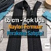 65 Cm  Naylon Mont Fermuarı Açık Uçlu (Separe)  -  NC0065T10