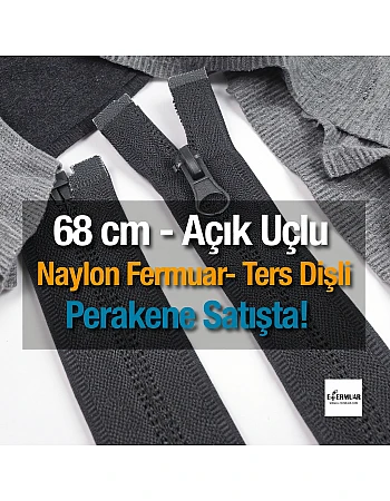 68 cm Nylon Jacket Zipper, Open End (Separate) - NC0068T10