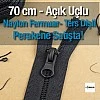 70 Cm Naylon Mont Fermuarı Açık Uçlu (Separe)  -  NC0070T10
