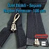 100 cm Nylon Special Handle-Type Abaya Zipper, Open End (Separate) - PR00100T10