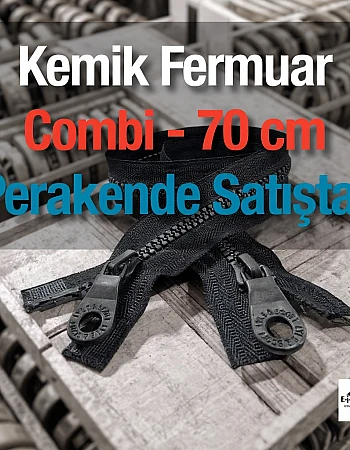 70 Cm Kemik Combi Mont Fermuarı Açık Uçlu (Separe)  -  PR0070t6C