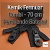 70 Cm Kemik Alttan ve Üstten Açılır  Mont Fermuarı -  PR0070t6C