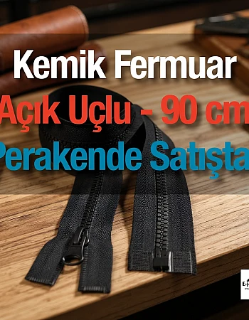 90 Cm Kemik Combi Mont Fermuarı Açık Uçlu (Separe)  -  PR0090T6