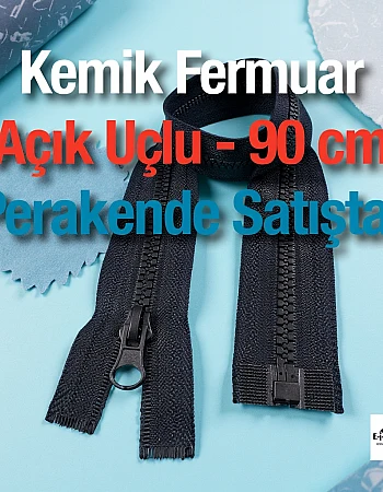 90 Cm Kemik Combi Mont Fermuarı Açık Uçlu (Separe)  -  PR0090T6