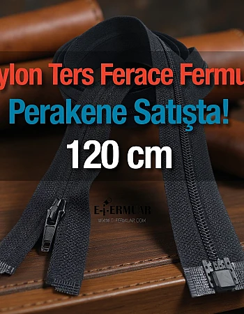 120 Cm Naylon Ters Ferace Fermuarı ZP00120S