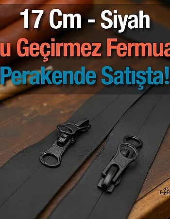  Su Geçirmez Fermuar 17 cm T10 ZP00017PR