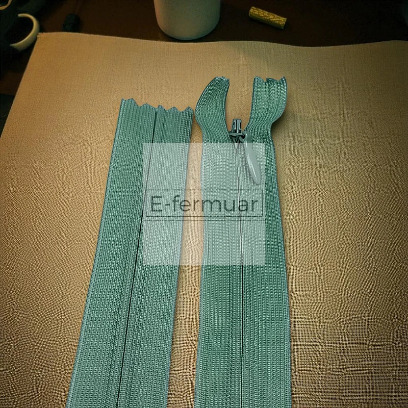 Gizli Fermuar 35 cm Tül Elbise ve Etek Fermuarı ZPHSN0035TUL