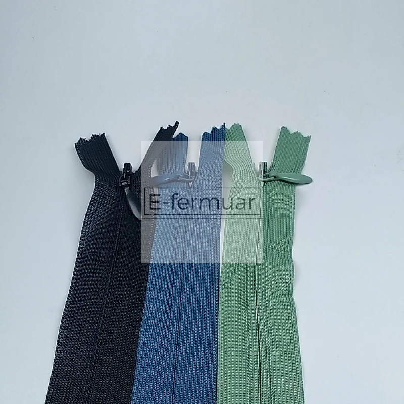 Gizli Fermuar 35 cm Tül Elbise ve Etek Fermuarı ZPHSN0035TUL