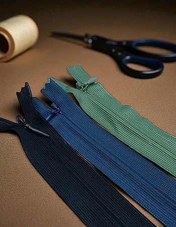 Gizli Fermuar 35 cm Tül Elbise ve Etek Fermuarı ZPHSN0035TUL