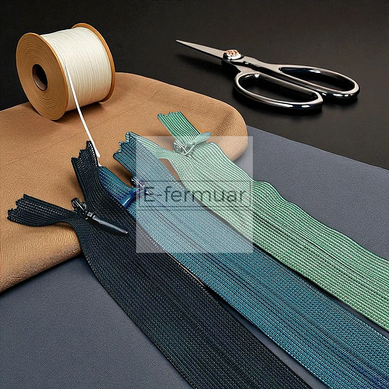 Gizli Fermuar 35 cm Tül Elbise ve Etek Fermuarı ZPHSN0035TUL