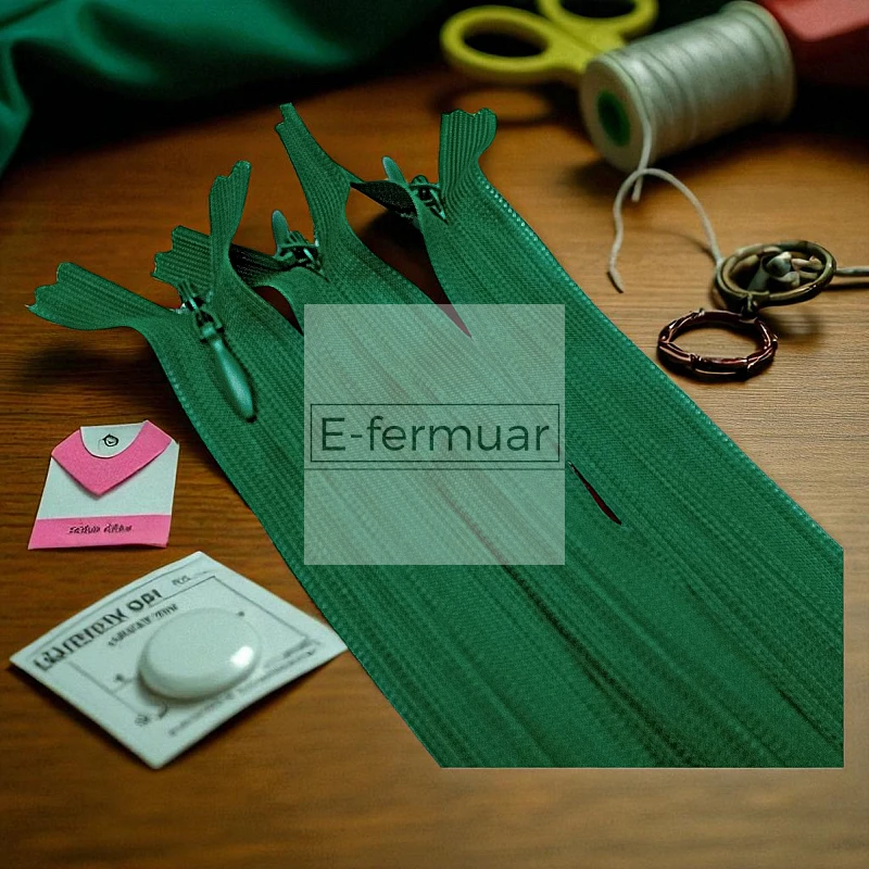 Gizli Fermuar 40 cm Tül Elbise ve Etek Fermuarı ZPHSN0040TUL