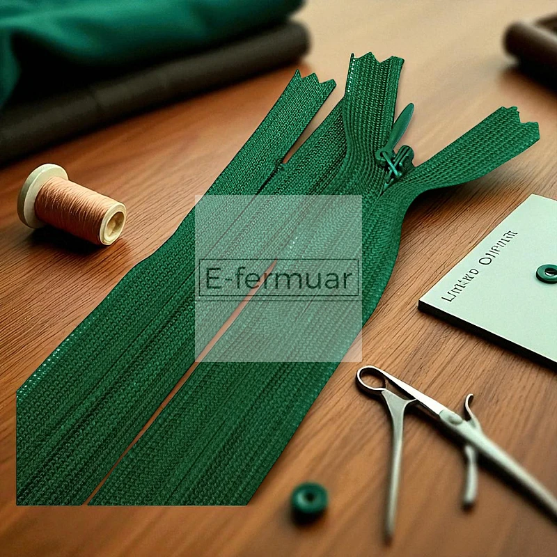 Gizli Fermuar 40 cm Tül Elbise ve Etek Fermuarı ZPHSN0040TUL