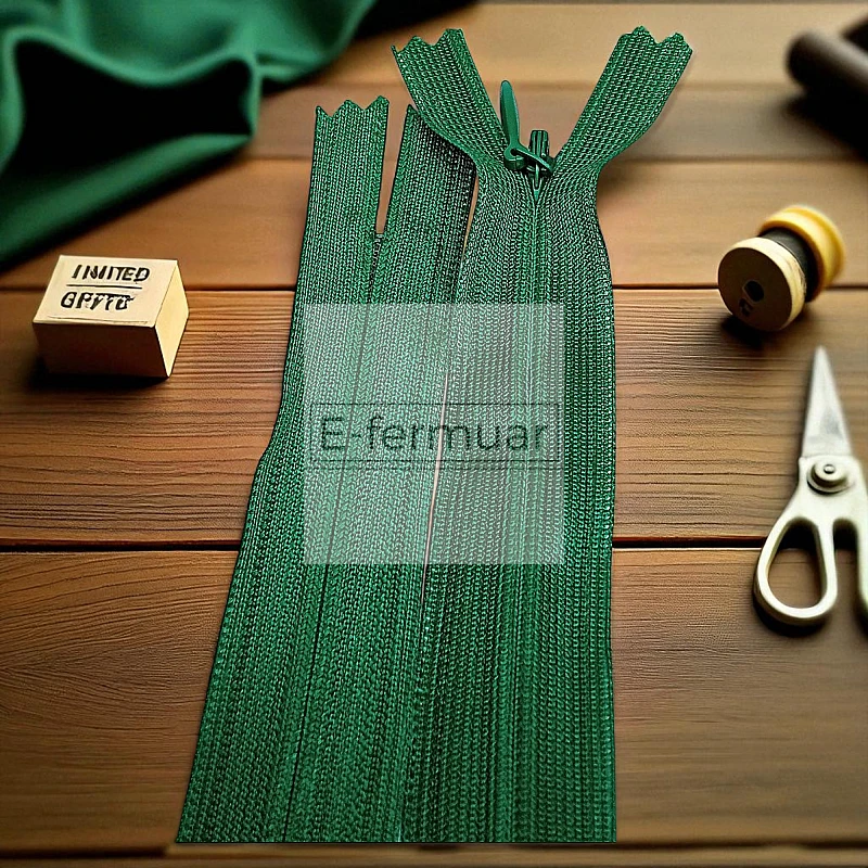 Gizli Fermuar 40 cm Tül Elbise ve Etek Fermuarı ZPHSN0040TUL