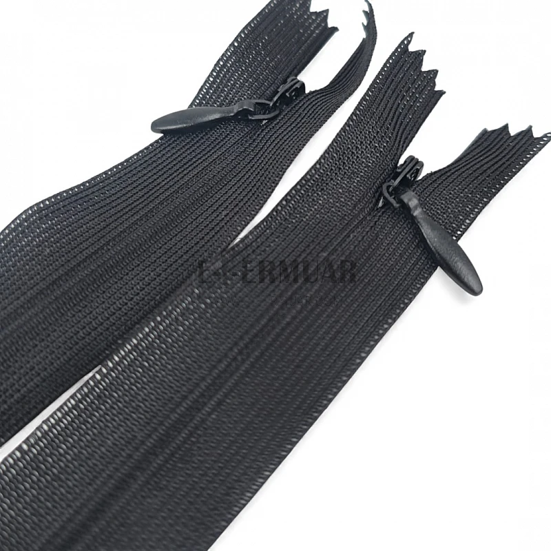 Gizli Fermuar 50 cm Tül Elbise ve Etek Fermuarı ZPHSN0050TUL