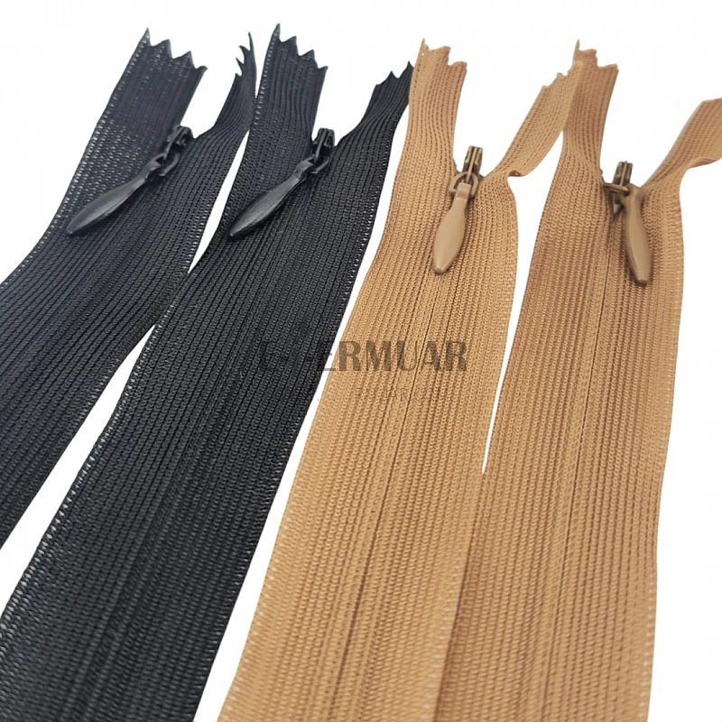Gizli Fermuar 50 cm Tül Elbise ve Etek Fermuarı ZPHSN0050TUL