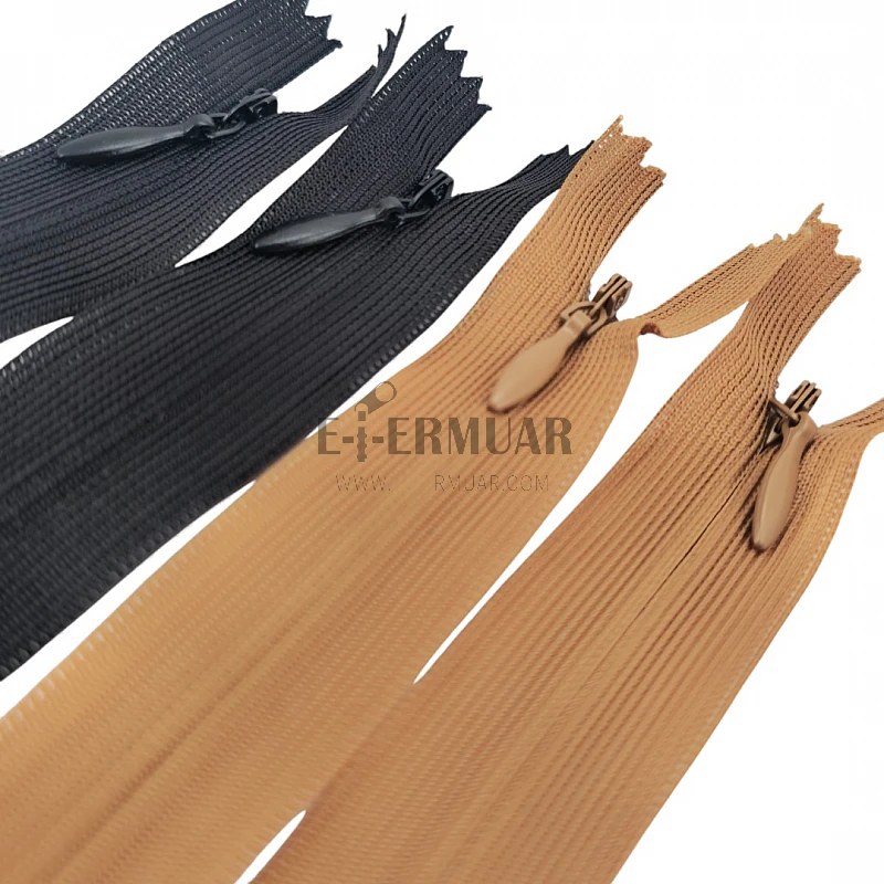 Gizli Fermuar 50 cm Tül Elbise ve Etek Fermuarı ZPHSN0050TUL