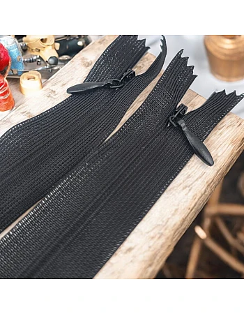 Concealed Zipper 50 cm Tulle Dress and Evening Gown ZPHSN0050TUL