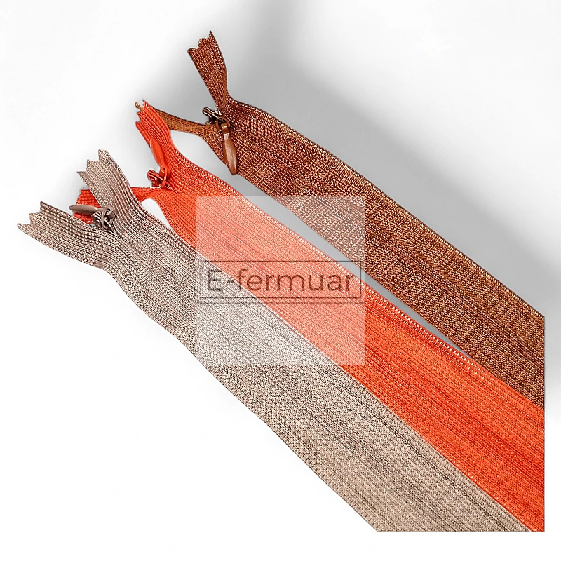 Gizli Fermuar 60 cm Tül Elbise ve Etek Fermuarı ZPHSN0060TUL
