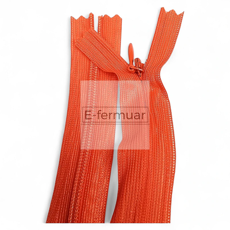 Gizli Fermuar 60 cm Tül Elbise ve Etek Fermuarı ZPHSN0060TUL