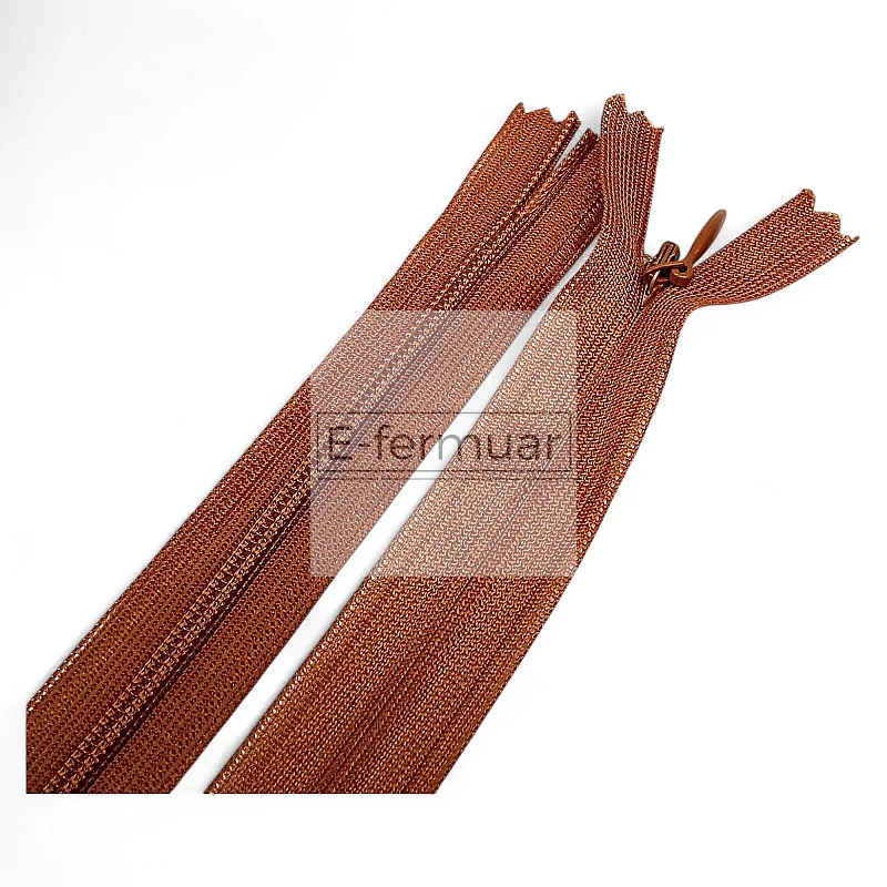 Gizli Fermuar 60 cm Tül Elbise ve Etek Fermuarı ZPHSN0060TUL