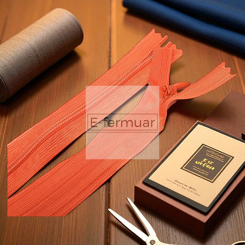 Gizli Fermuar 60 cm Tül Elbise ve Etek Fermuarı ZPHSN0060TUL