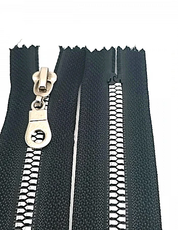 30 cm / 11.81 in T6 #6 Nickel-Coated Molded Tooth Closed-End Zipper ZPS0030T6PROMO