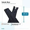 16 cm Cep Fermuarı Naylon Fermuar T10 Nc0016T10