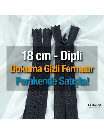 18 cm Dokuma Tül Fermuar -  NC0018DTUL