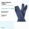 Pocket Zipper Nylon 18 cm #7 Closed-End NC0018T7