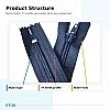 Pocket Zipper Nylon 18 cm #7 Closed-End NC0018T7